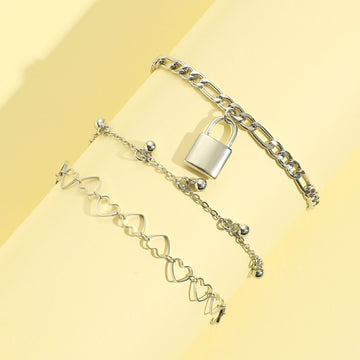 AK155 - Multi-layer tassel chain Anklet